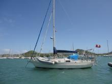 Hallberg-Rassy  Monsun 31 : At anchor in Martinique